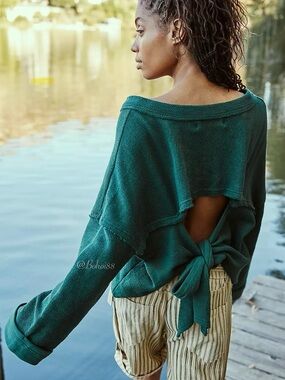 NEW Free people Alyria Solid Pullover